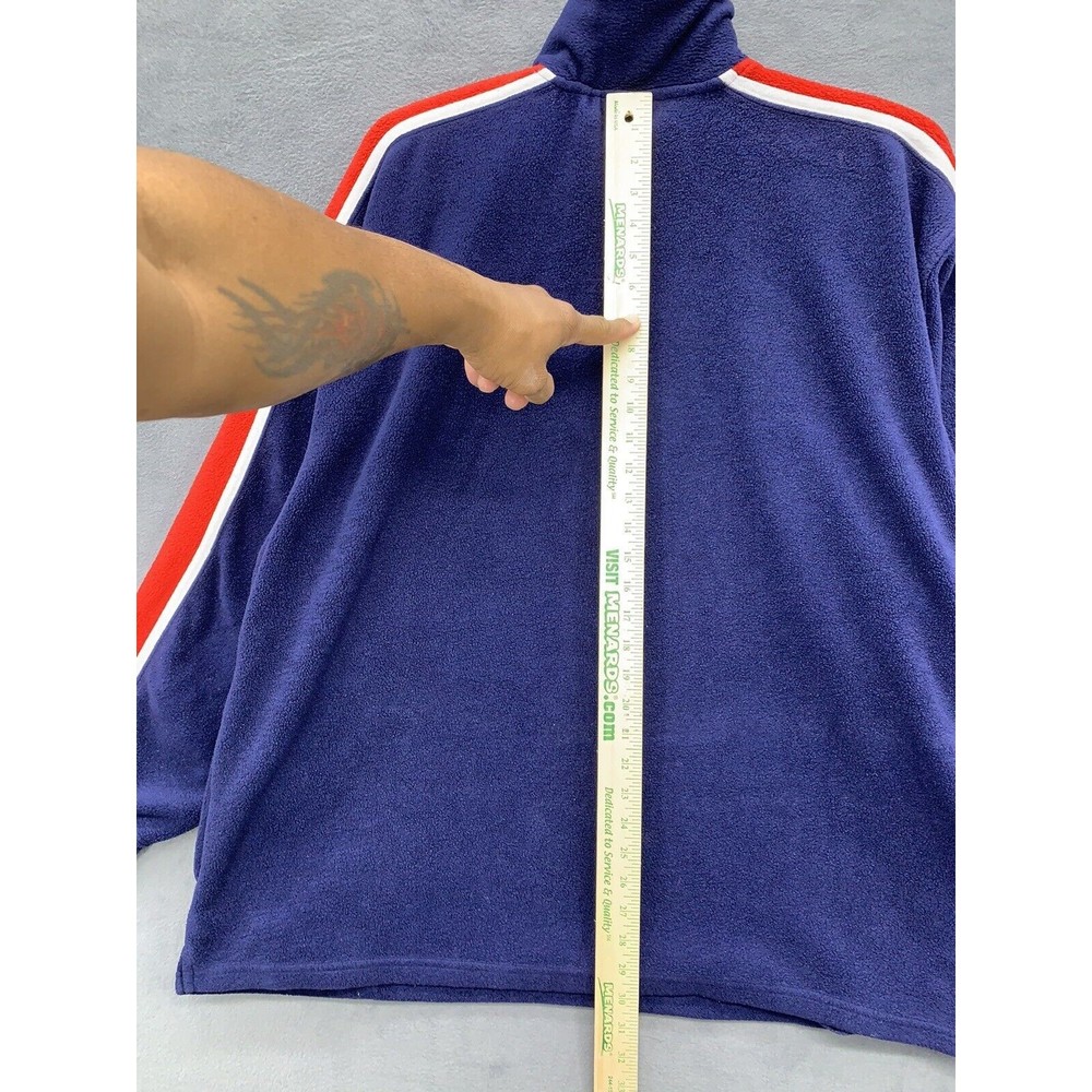 Official NBA Mens Sweatshirt 2XL Red White Blue Performance Fleece Athletic - Picture 14 of 16